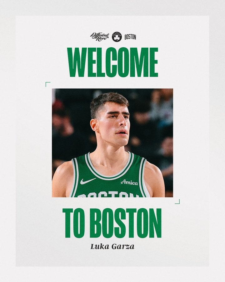 凯尔特人官方宣布：球队正式签下米诺特&amp;amp;加尔扎