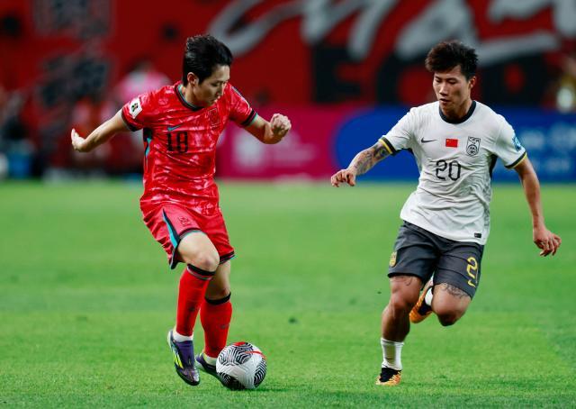 【世预赛】孙兴慜助攻李刚仁破门 中国客场0比1韩国