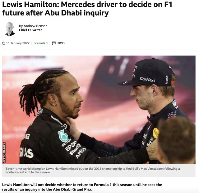 天博下载-英媒：阿布扎比风波案调查结果将决定汉密尔顿去留